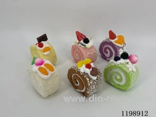 Simulation Swiss Roll Ice Cream Sticker