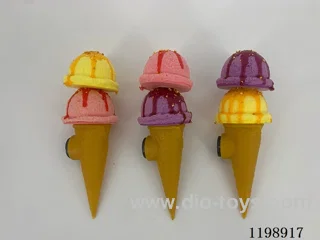 Simulation double ice cream refrigerator stickers