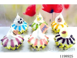 Simulation Cream Cake Refrigerator Stickers