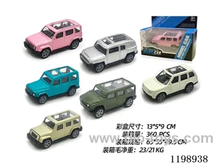 1：60 pull back alloy car