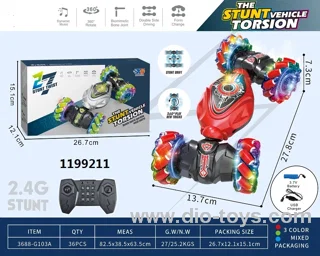 2.4G Twist Stunt car toy in color box