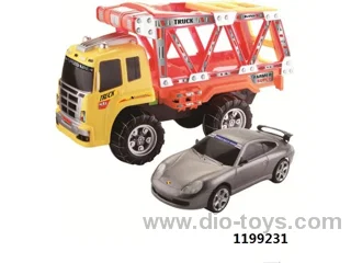 freewheel truck with car toy in PVC header card bag