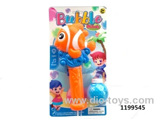 ELECTRIC CLOWNFISH MUSIC BUBBLE STICK IN BLISTER CARD