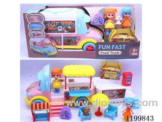 Girls Play House Flip Top Food Truck Set (2 Mixed)