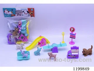 5 Puppies Playground Scenario Set