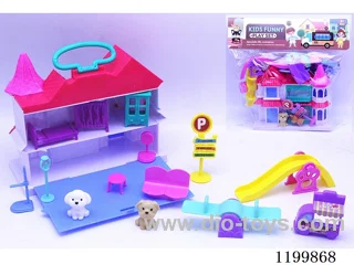 Pet Dog Flap Villa Play Set