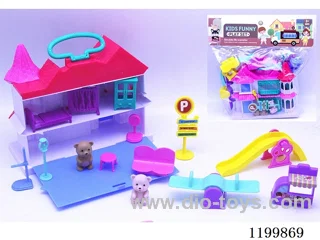 Bear Flap Villa Play Set