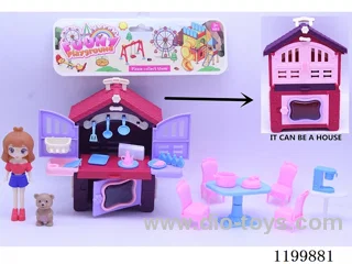 Chitter House Dining Chair Kitchen Set + Girl & Bear