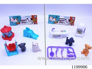 2PCS Dog & Cat Combo Small Paradise/Pet Grooming Set (2 Mixed Pack)