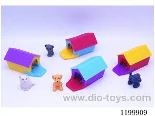 Cat & Dog Cottage (4 models animal mixed)