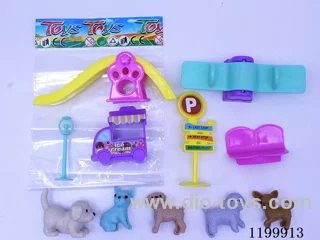 5PCS Puppy Slide Seesaw Set