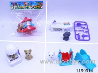 Dog Small Paradise/Pet Grooming Play House (4 models mixed)