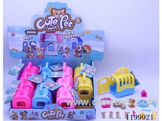 Pet Crate + Dog Training Set (4 colors mixed, 12PCS/display box)