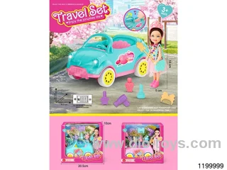 6 inch Barbie Car Set
