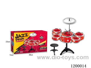 drum set in color box