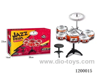 drum set in color box