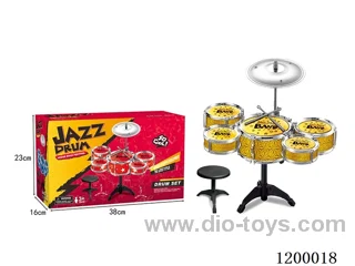 drum set in color box