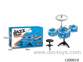 drum set in color box