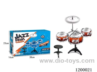 drum set in color box