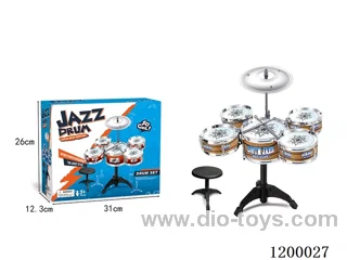drum set in color box