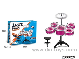 drum set in color box