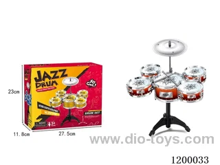 drum set in color box