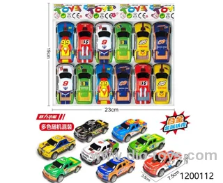12pcs pull back car/random mix