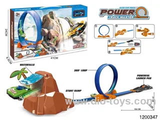 Alloy Catapult Cave Track Set
