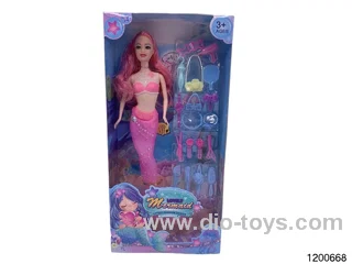 11 inch doll set with light