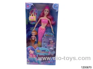 11 inch doll set with light