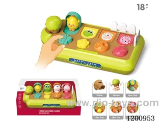 Peek-a-boo game box