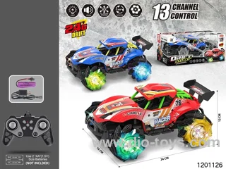 1:16 13ch seven-color sound and light RC car