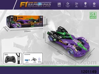 2.4G 12 ch RC Car  with Spray/light/music，include battery