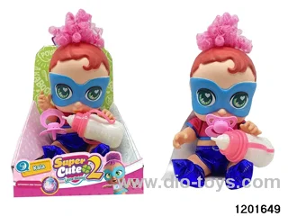 14-inch baby doll with light/music/water absorption and spraying functions