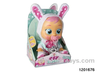 14-inch  crying baby doll with music/baby teat