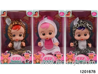 16-inch  crying baby doll with music/baby teat