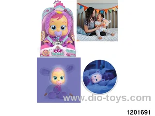14-inch  baby doll with baby teat/cry/music/water-absoring bottle /lightfunctions