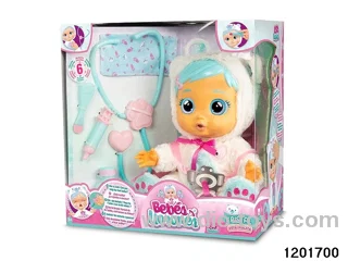 14-inch  baby doll with baby teat/cry/music/stethoscope /light functions