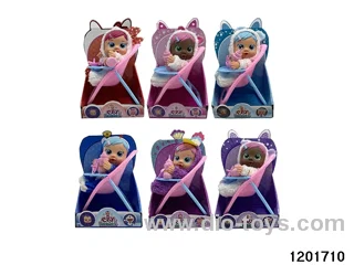 10-inch  baby doll with baby teat/cry/music/light //water-absoring bottle functions