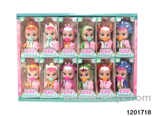 6-inch baby doll with cry function in 12pcs display box