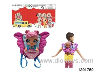 16-inch doll with drinking /pee functions and butterfly backpack