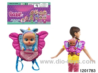 14-inch  baby doll with baby teat/self-heating clothes/cry/music functions