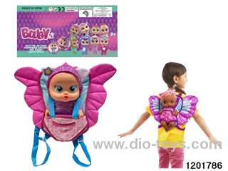 14-inch  baby doll with baby teat/self-heating clothes/cry/music functions