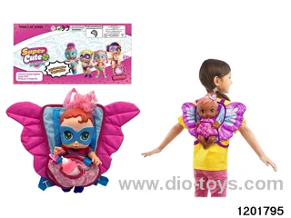 14-inch  baby doll with baby teat/music/absorbing and sparying water functions