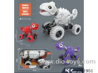Dual pull back car