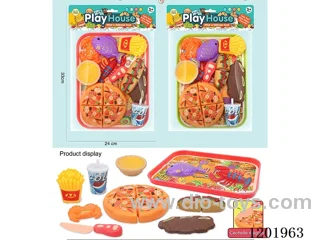 Pizza cutting set