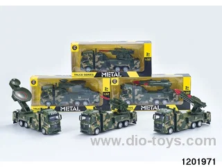 army green pull-back alloy military vehicle