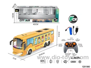 1:24 2.4G 9ch RC bus W L/M included battery