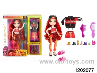 10 inch 12 jointed real body doll set in window box