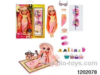 10 inch 12 jointed real body doll set in window box
